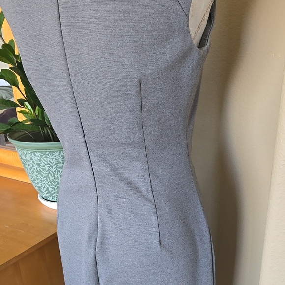 Calvin Klein Gray Ruched Sheath Mini Dress - Picture 6 of 7